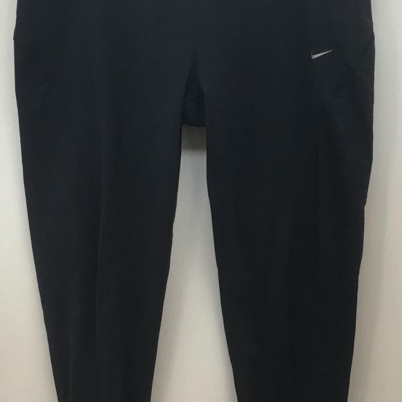 NEW Womens X Small NIKE Thermal Running Jogger Pants Dri Fit 686925 010 Black - Picture 3 of 5